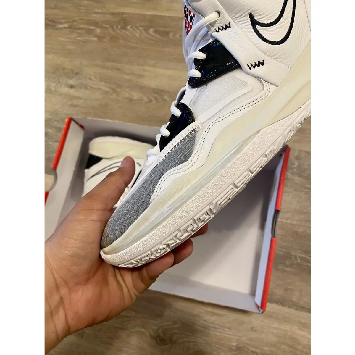 Nike shoes - Nike Kyrie Infinity - Kyrie Infinity - CZ0204-101 - White-Black-University Red (UPC: 195866123854) 2