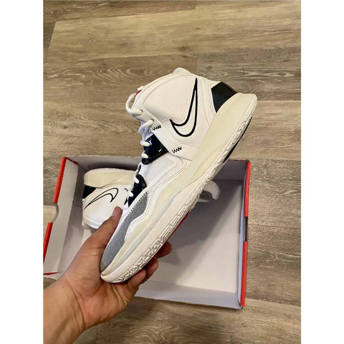 Nike shoes - Nike Kyrie Infinity - Kyrie Infinity - CZ0204-101 - White-Black-University Red (UPC: 195866123854) 3