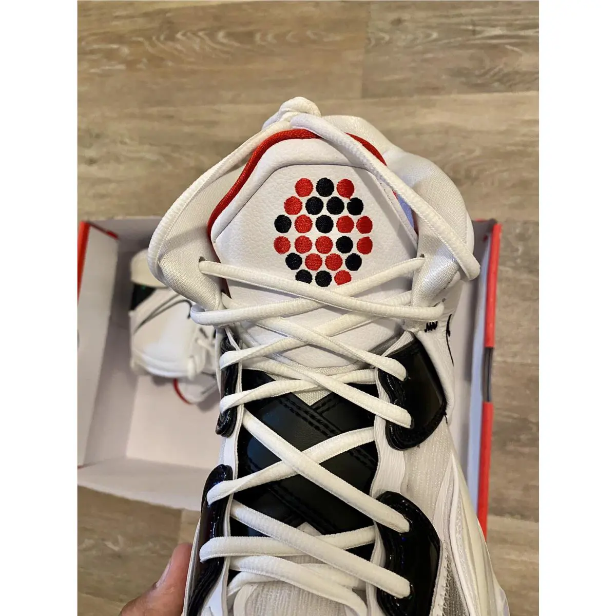 Nike shoes - Nike Kyrie Infinity - Kyrie Infinity - CZ0204-101 - White-Black-University Red (UPC: 195866123854) 4