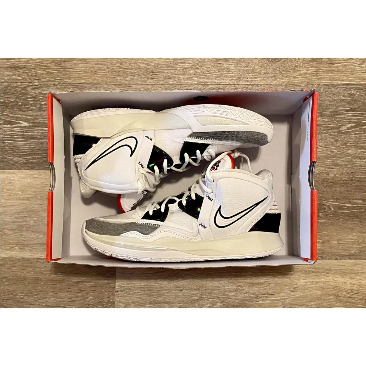 Nike shoes - Nike Kyrie Infinity - Kyrie Infinity - CZ0204-101 - White-Black-University Red (UPC: 195866123854) 5