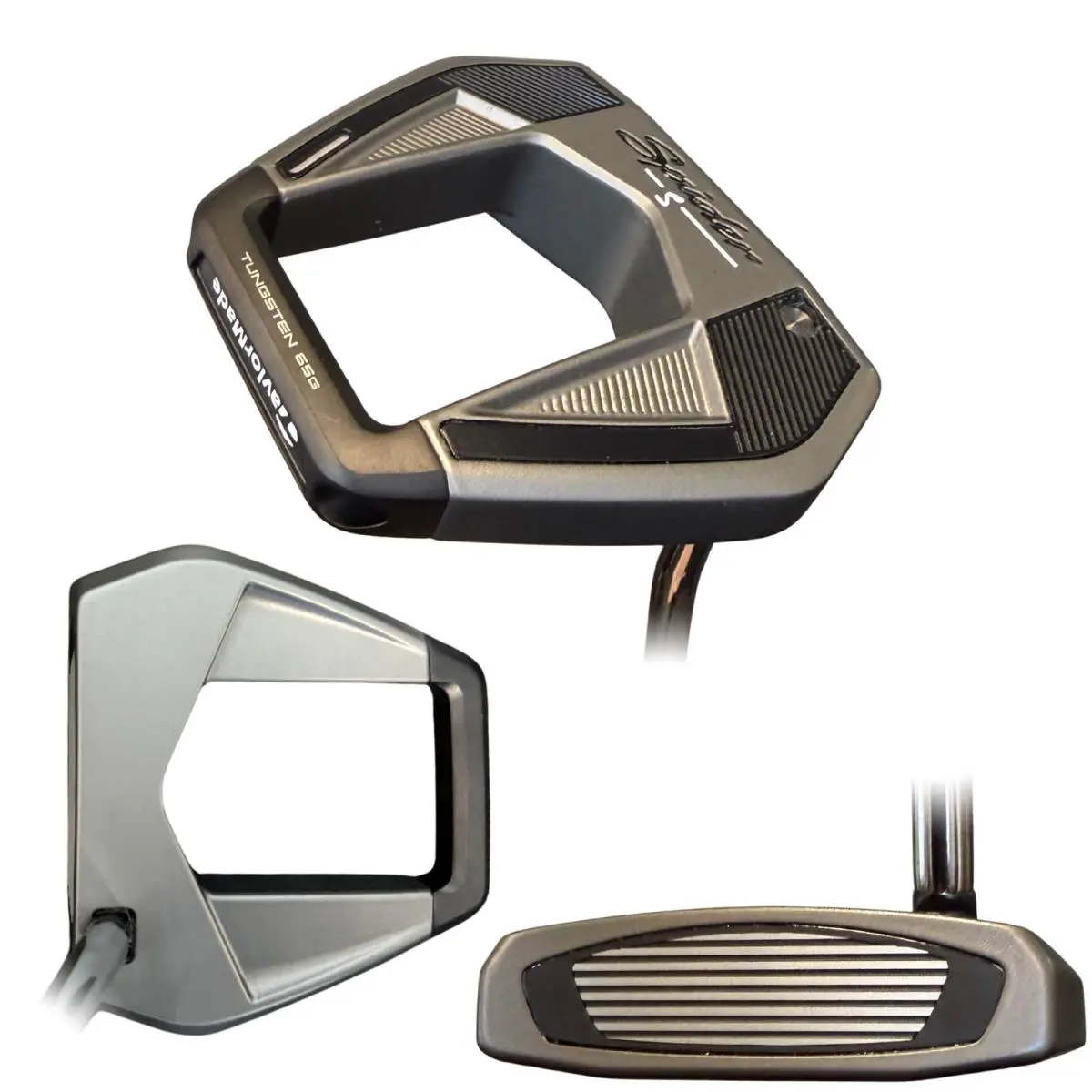 Taylormade Spider S Putter Single Bend No Sightline Choose Length