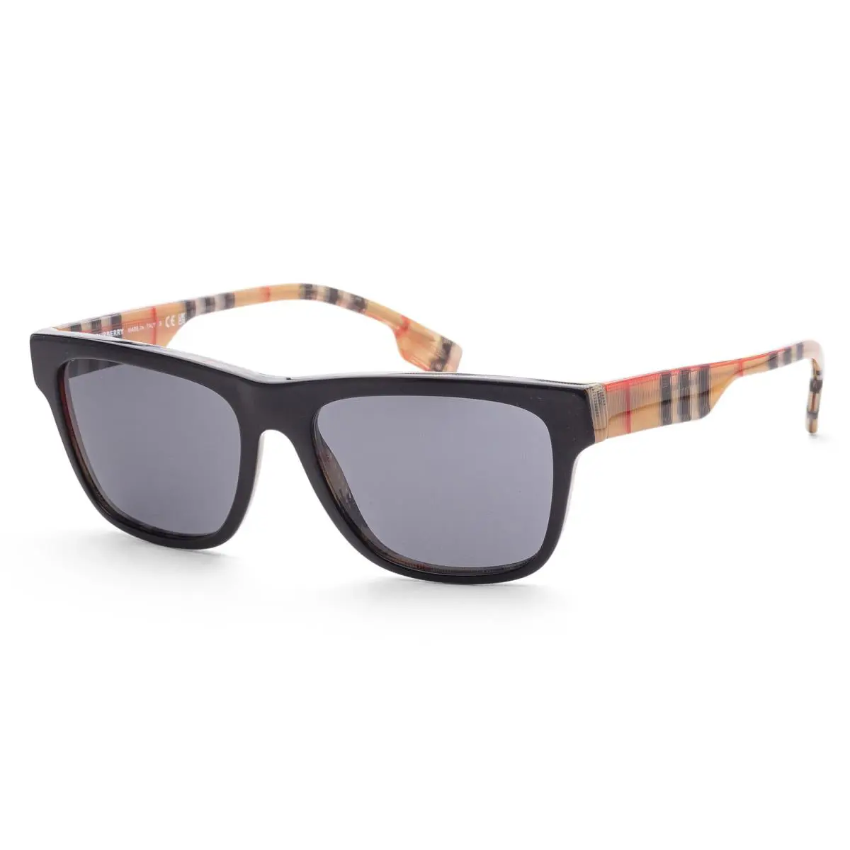 Men`s Fashion 56mm Top Black Vintage Checker Sunglasses BE4293-38068756 by Burberry