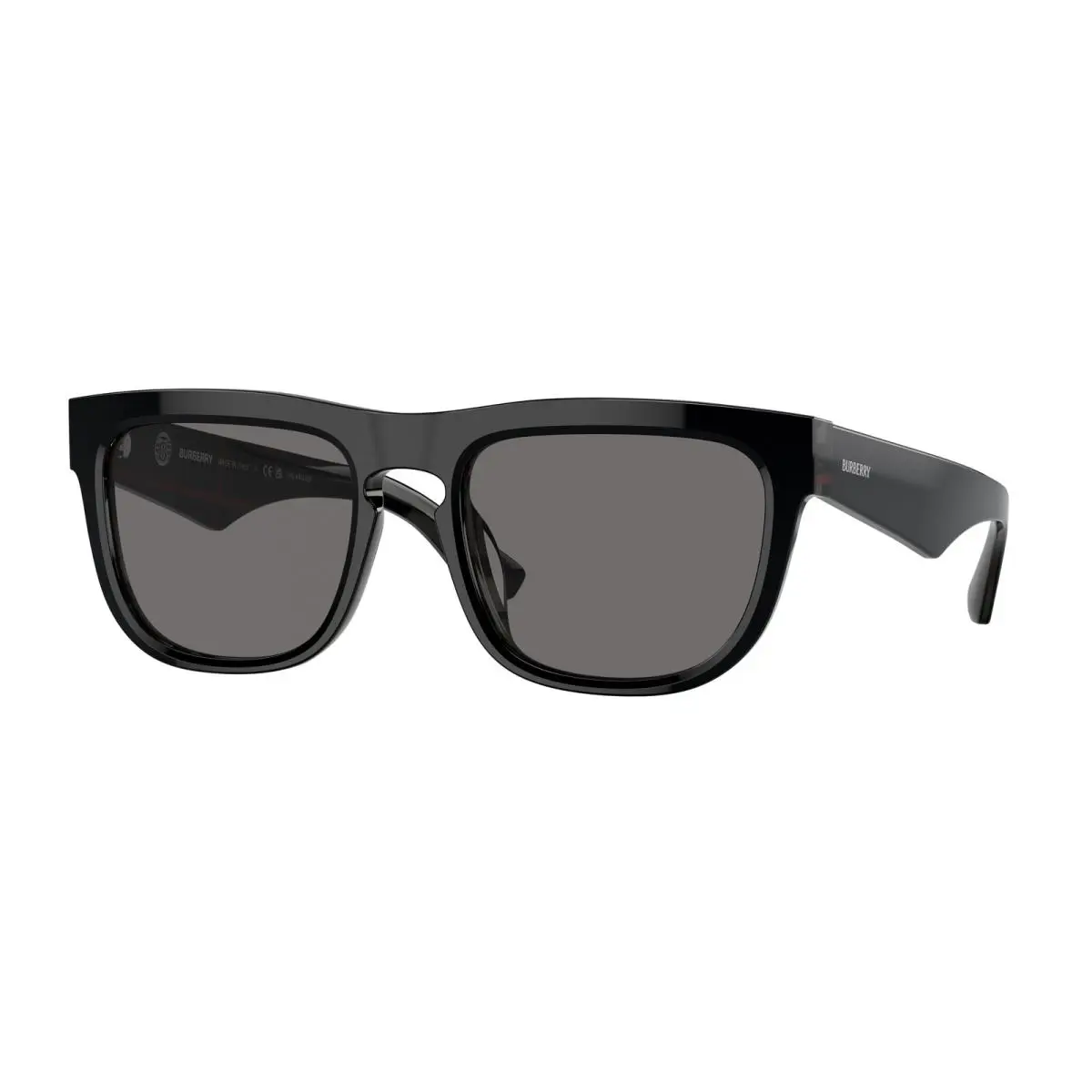 Burberry BE 4431U Top Black on Vintage Check Dar 412181 Sunglasses