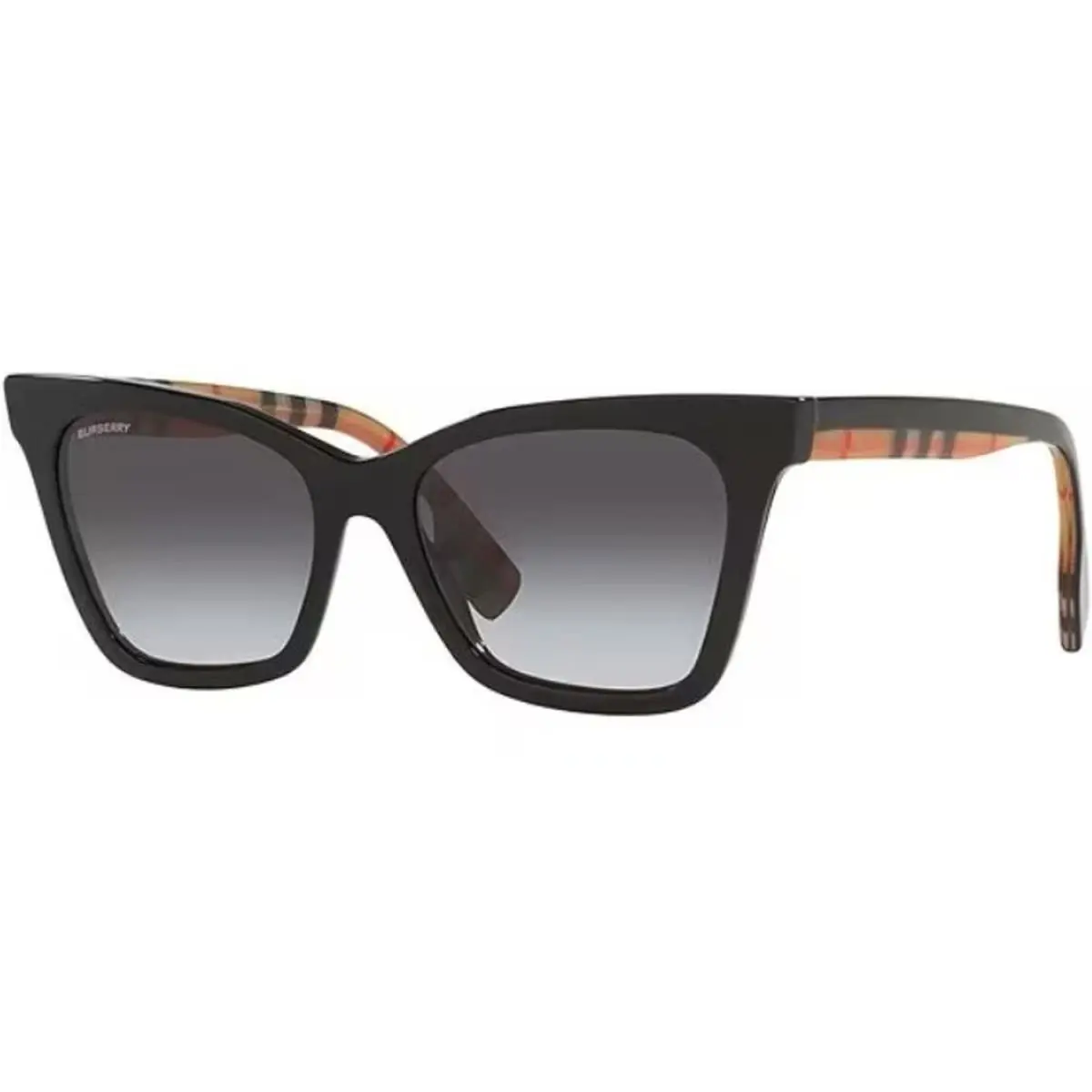 BE4346 39428G 53 BE4346 Sunglasses Black Frame Grey Gradient Lens by Burberry