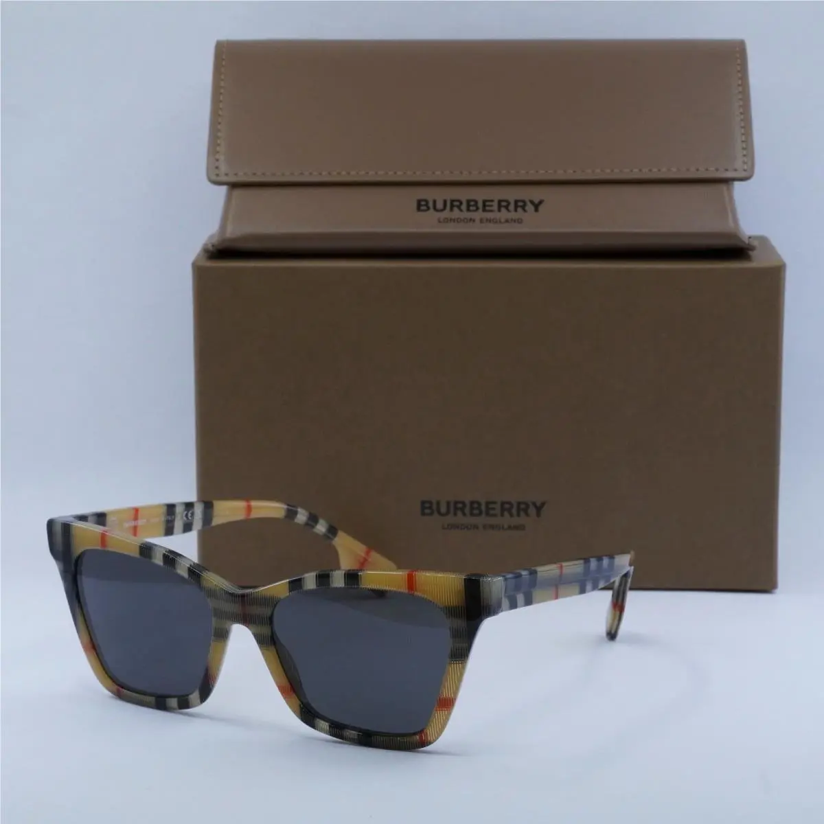 Burberry BE4346 394487 Vintage Check/grey 53-17-140 Sunglasses