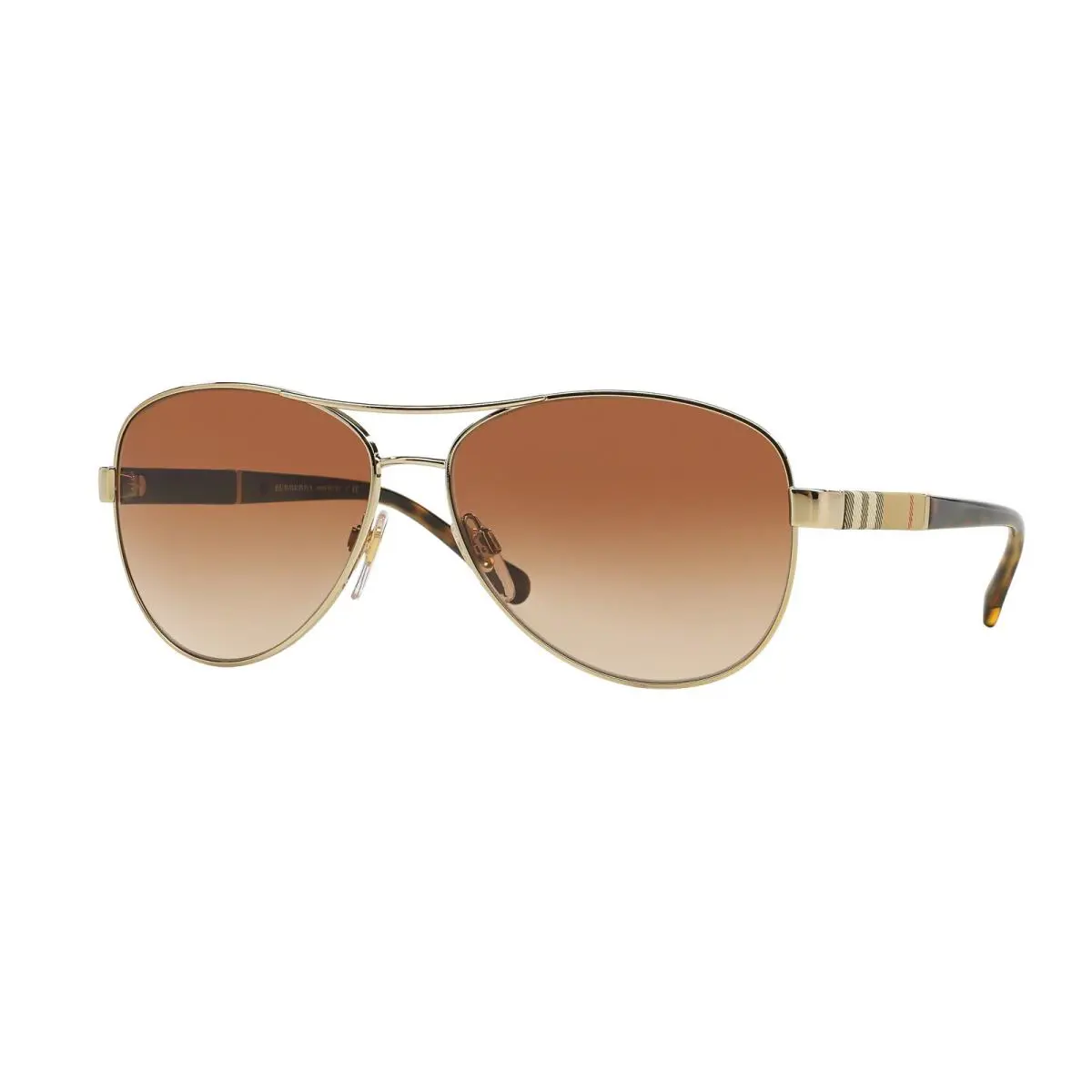 Burberry BE 3080 Light Gold Brown Gradient 114513 Sunglasses