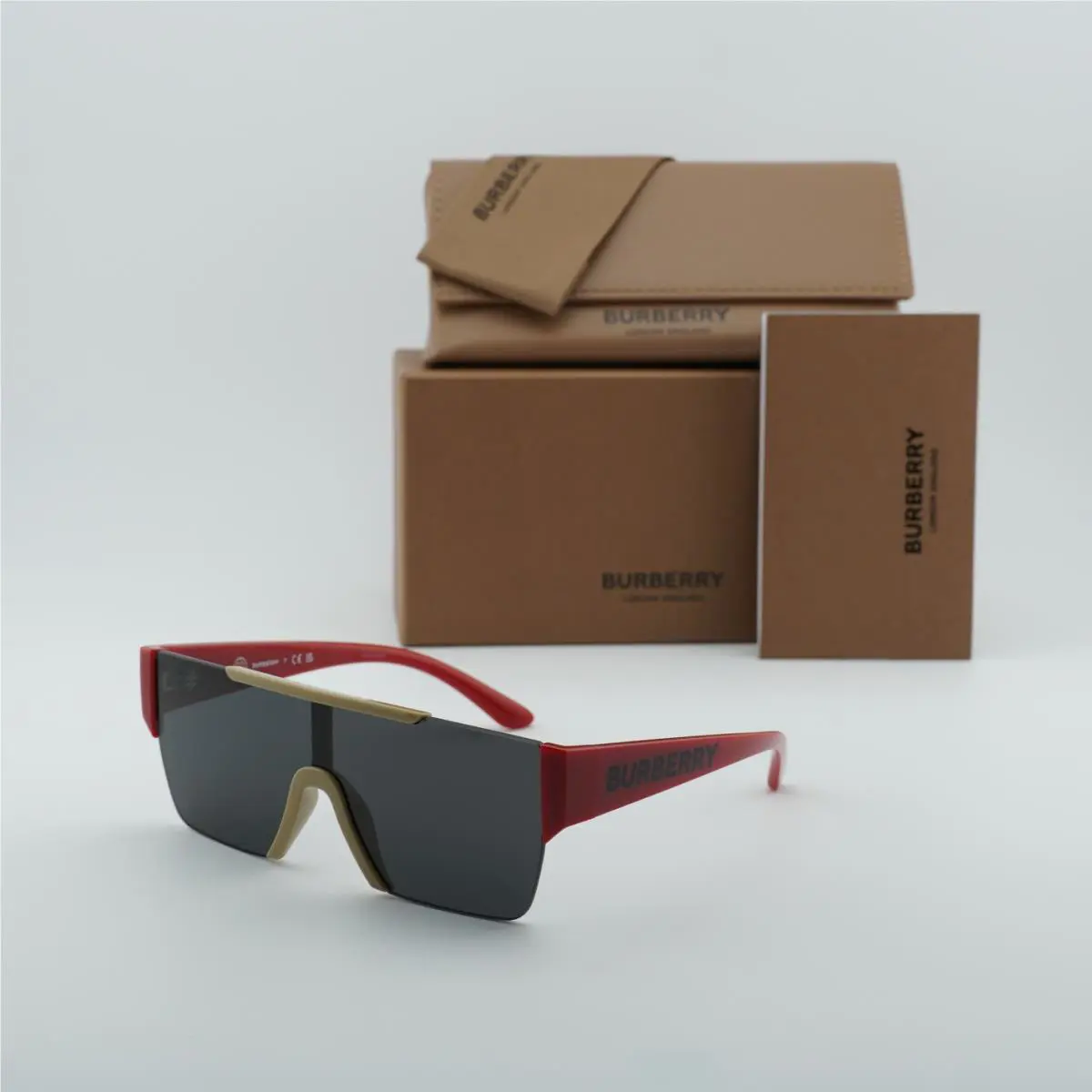 Burberry Kids JB4387 404787 Beige/red/dark Grey 123-28-128 Sunglasses