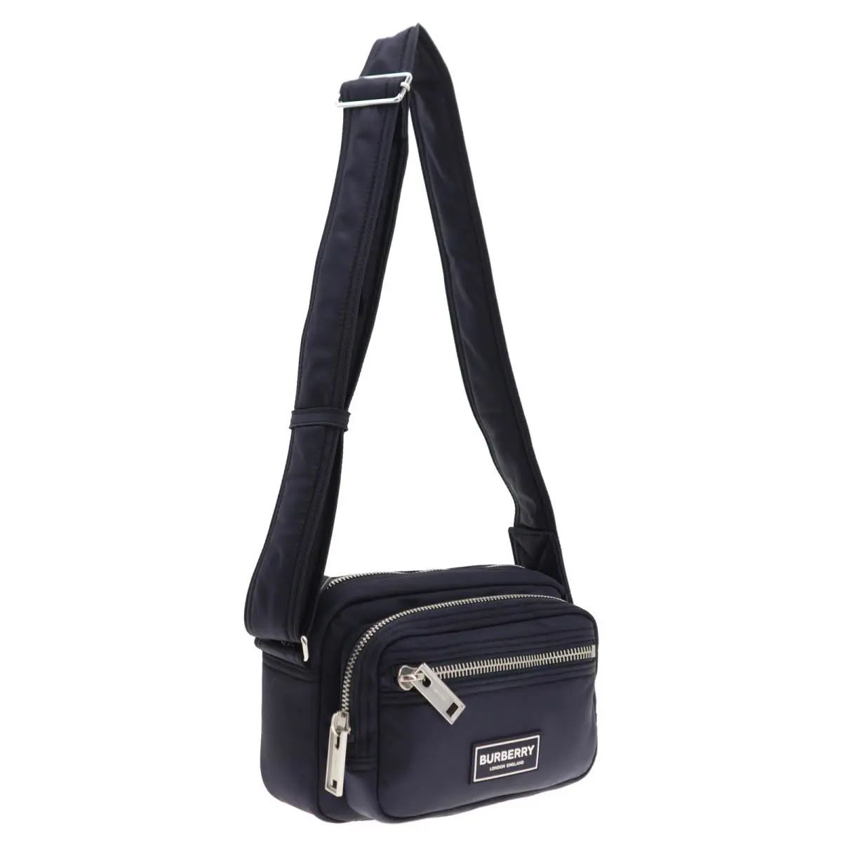 Burberry Warner Camera Crossbody Bag Navy Blue Nylon