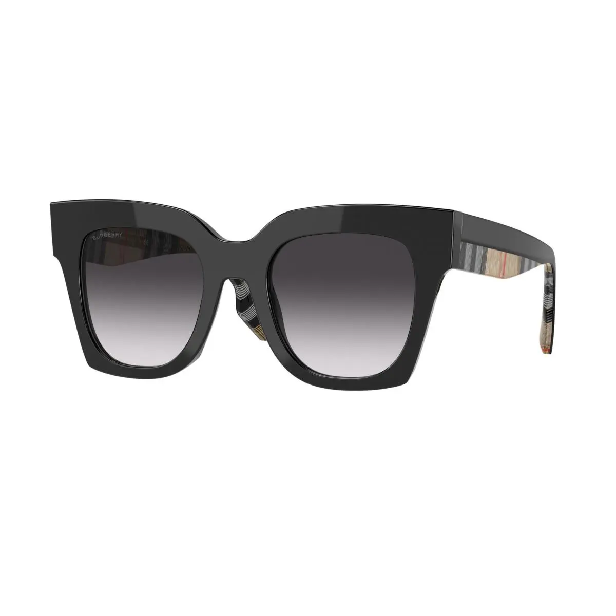 Burberry BE 4364 Kitty Black Grey Gradient 39428G Sunglasses