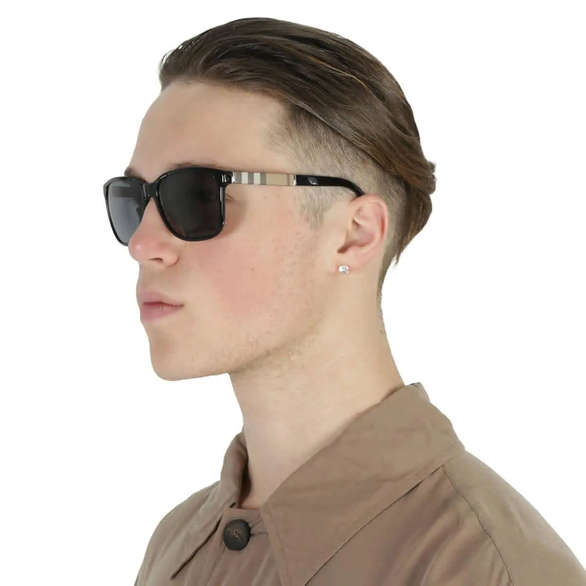Burberry Men`s 58mm Black Sunglasses BE4181-300187-58
