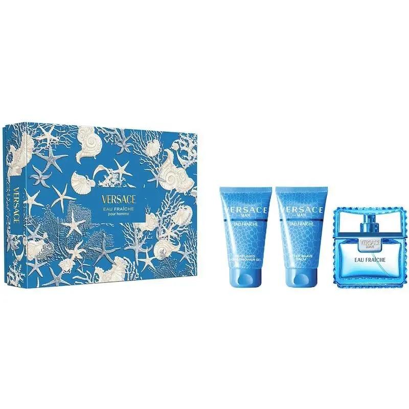 Versace Men`s Versace Man Eau Fraiche Gift Set Fragrances