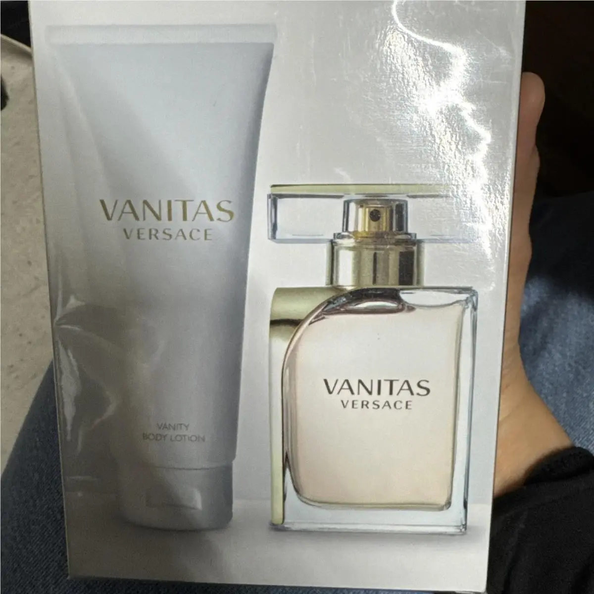 Versace Vanitas Travel Set Edp Spray 100 ML + 100ML Body Lotion