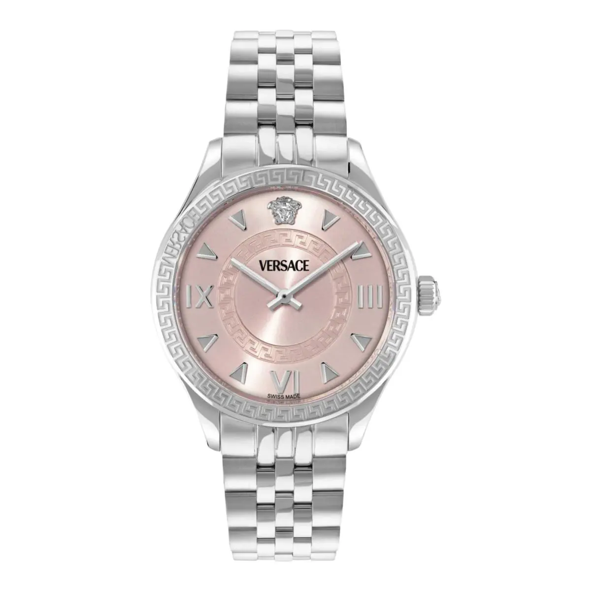 Versace Womens Stainless Steel 35mm Bracelet Fashion Watch