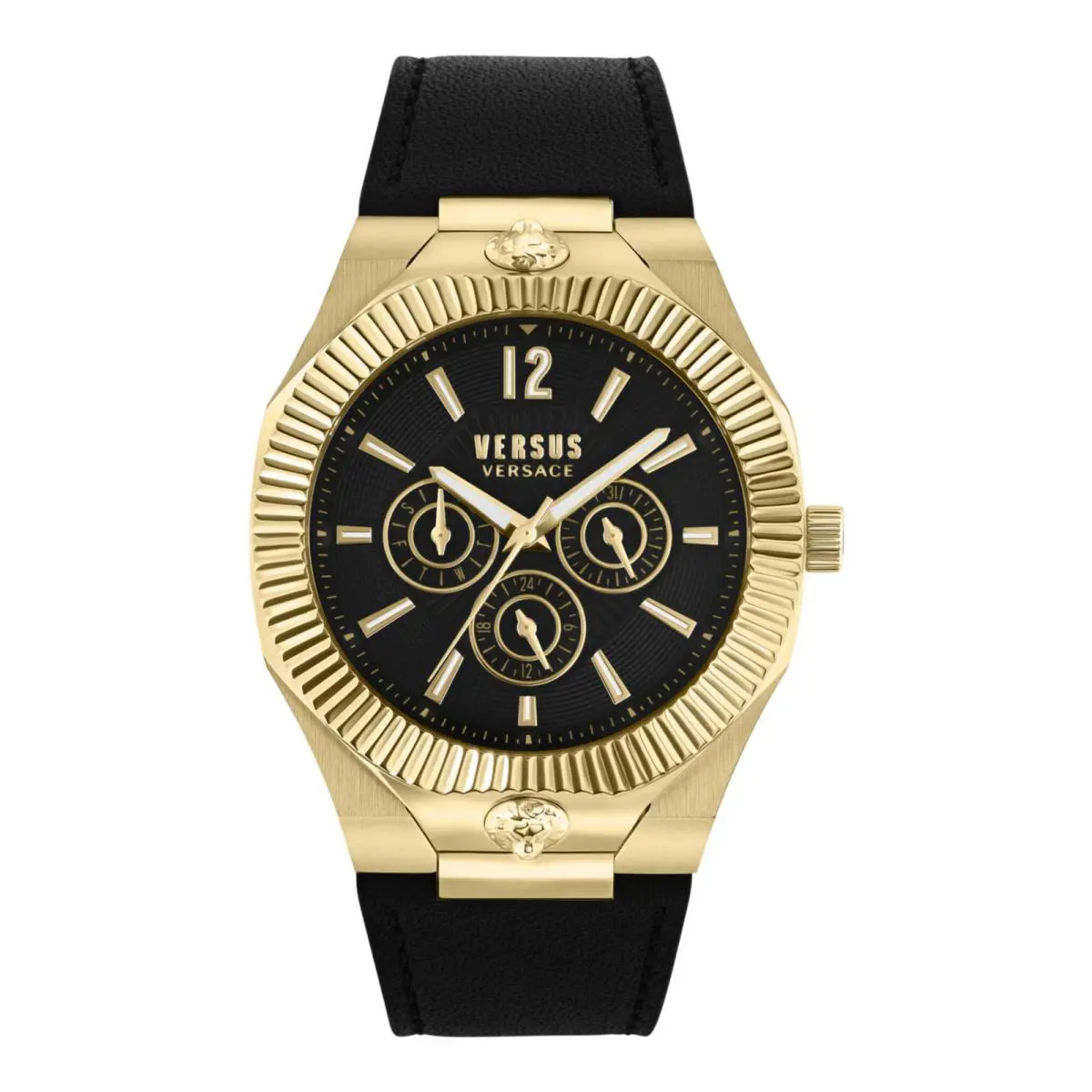 Versus Versace Mens Gold 42mm Strap Fashion Watch
