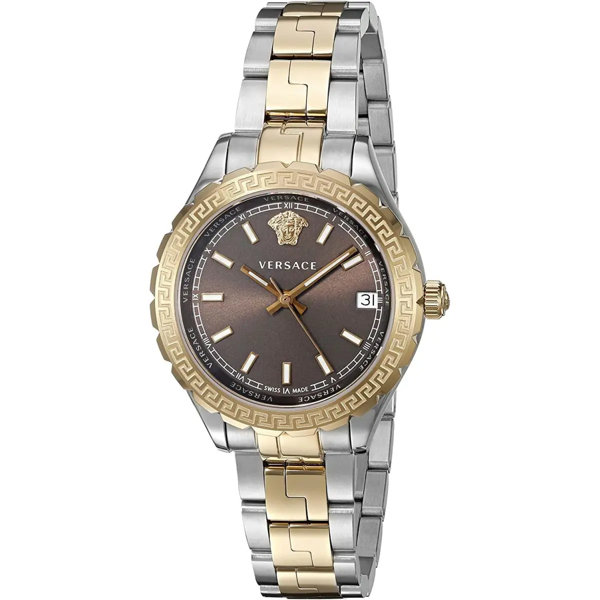 Hellenyium Quartz Brown Dial Ladies Watch V12040015 by Versace