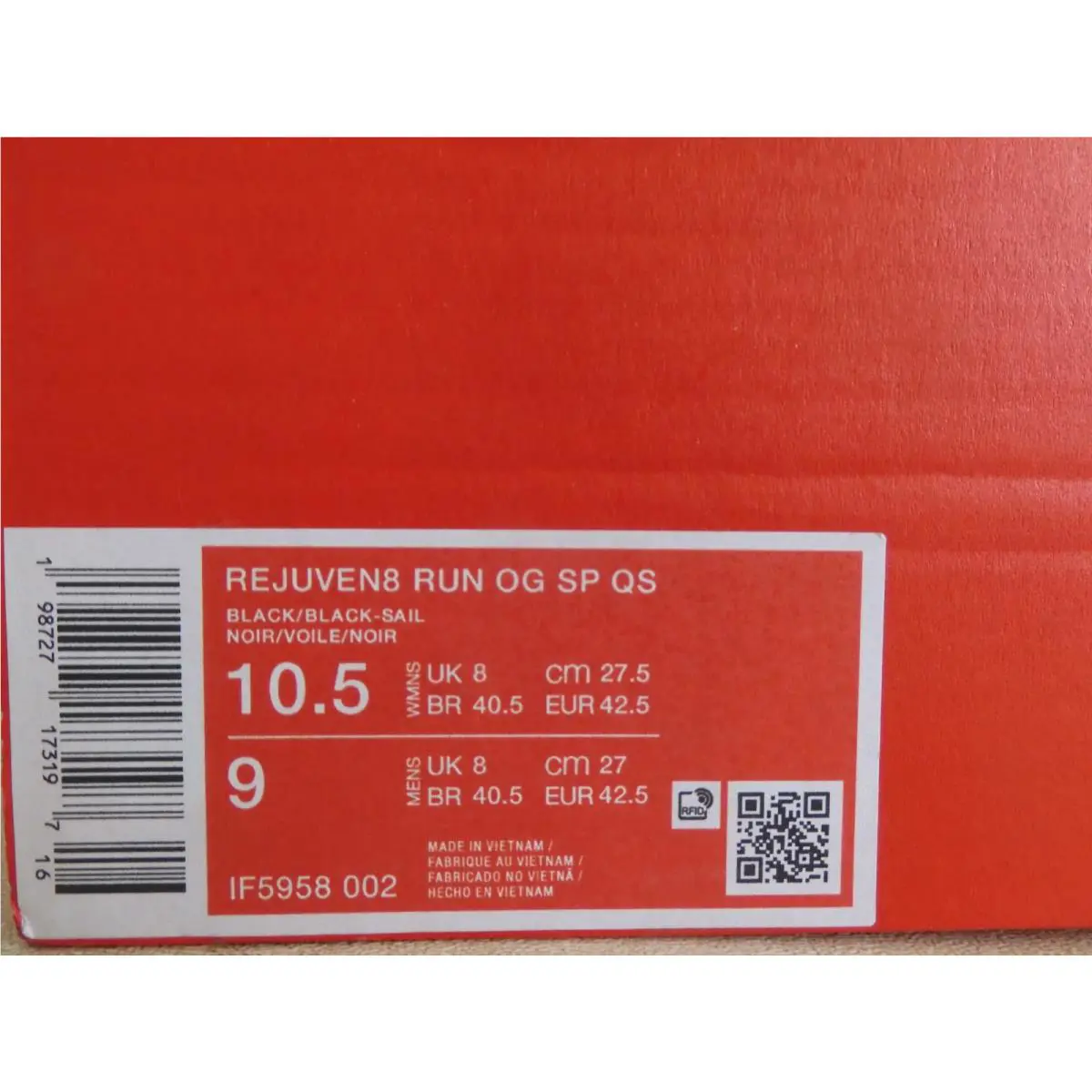 Nike shoes - Nike Air Rejuven8 - Air - IF5958-002 - Black (UPC: 198727173197) 6