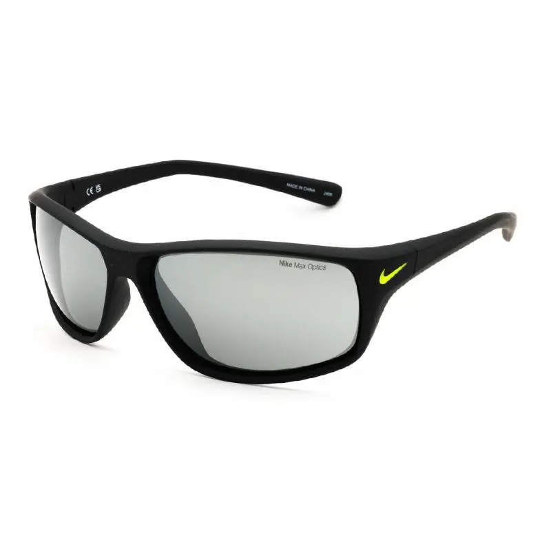 Nike Adrenaline FQ4601 007 Matte Black/grey/silver Flash 64-14-135 - Frame: Matte Black/Grey, Lens: Silver Flash, code: 007