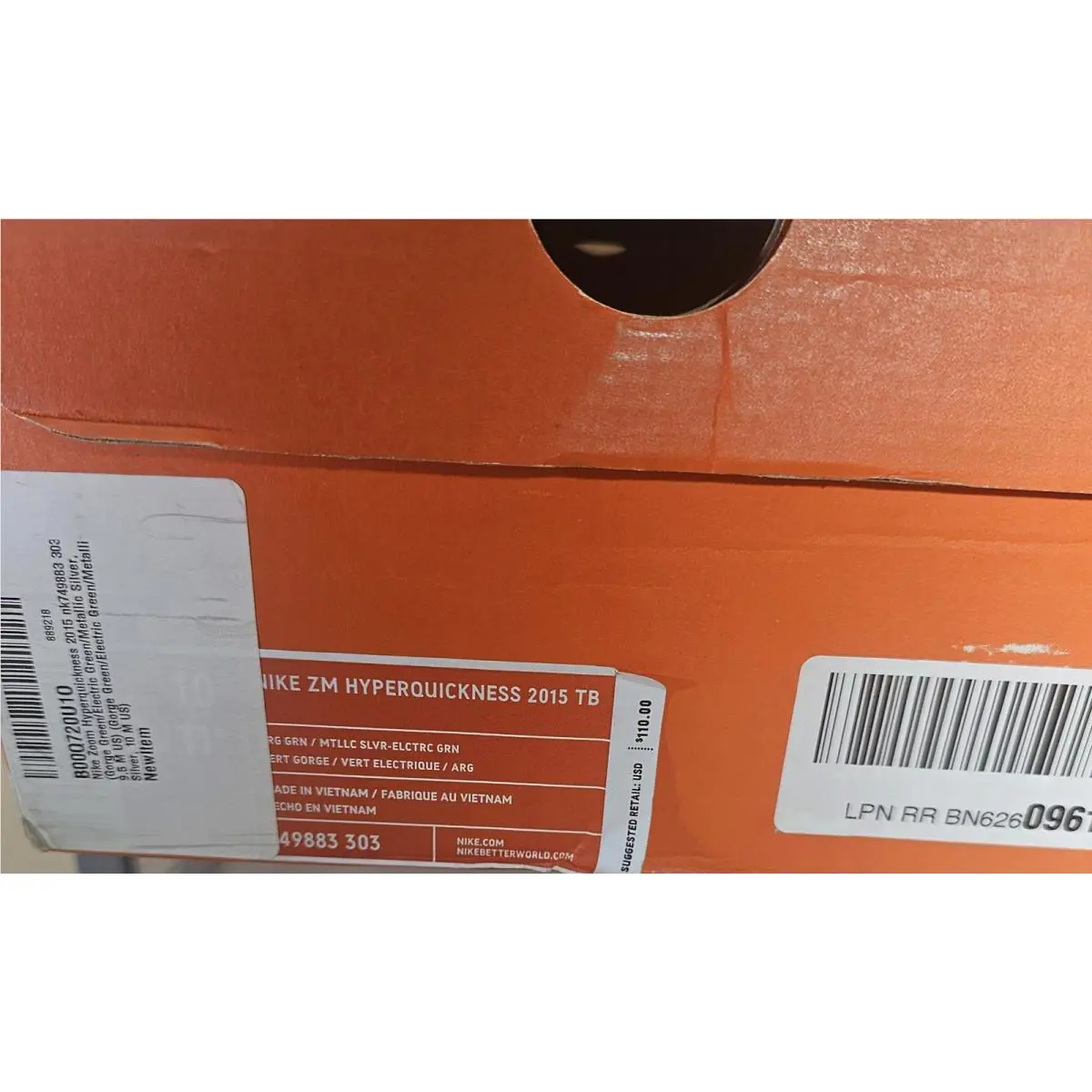 Nike shoes - Nike Zoom HyperQuickness - Zoom HyperQuickness - 749883-303 - Gorge Green/Electric Green/Metallic Silver/White 1