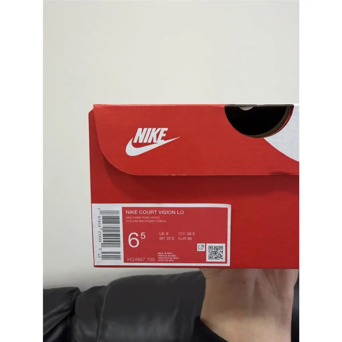 Nike shoes - Nike Court Vision - Court Vision - HQ4867-100 - Ivory 7
