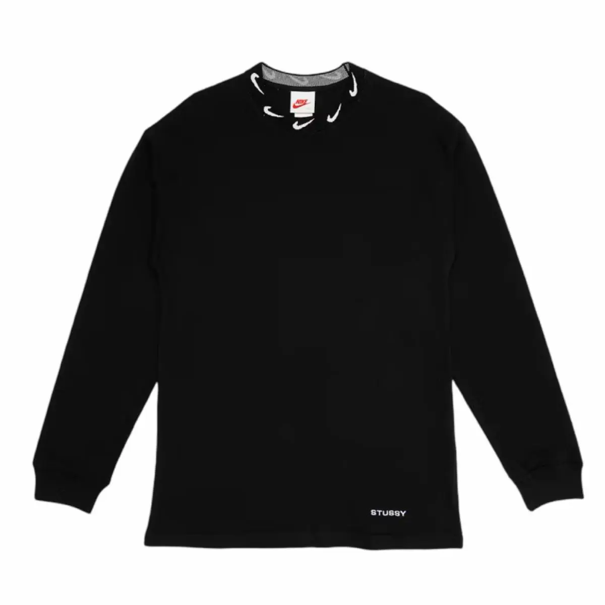 Nike Air Max Stussy Nrg Long Sleeve Top Size Medium M Black Ct4314 010