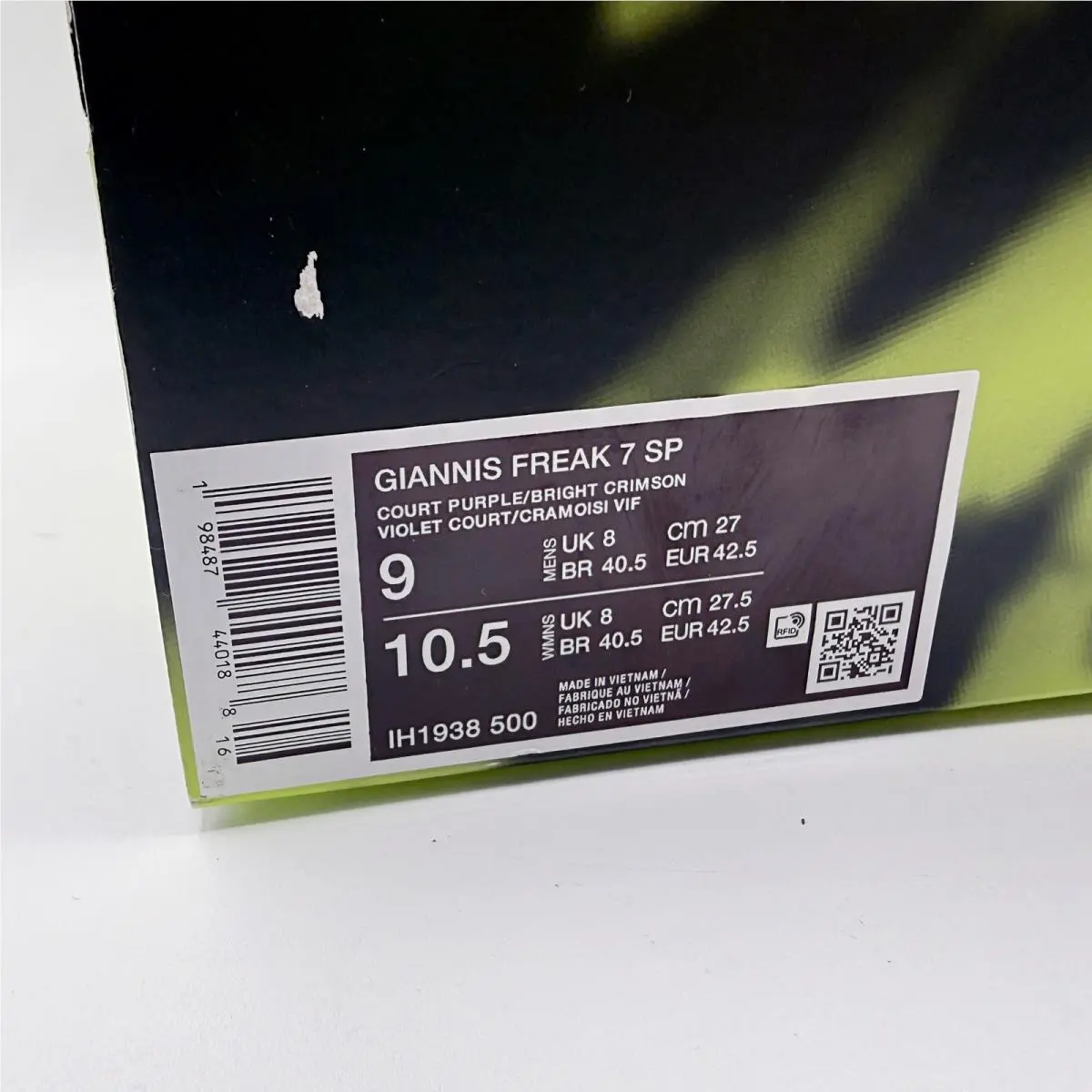 Nike shoes - Giannis Freak 7 SP - Giannis Freak - IH1938-500 - Purple 8