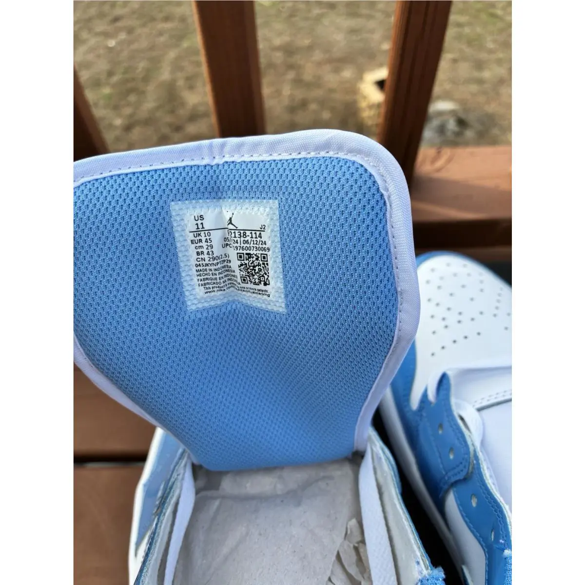 Nike shoes - Nike Air Jordan 1 - Air - Blue 2