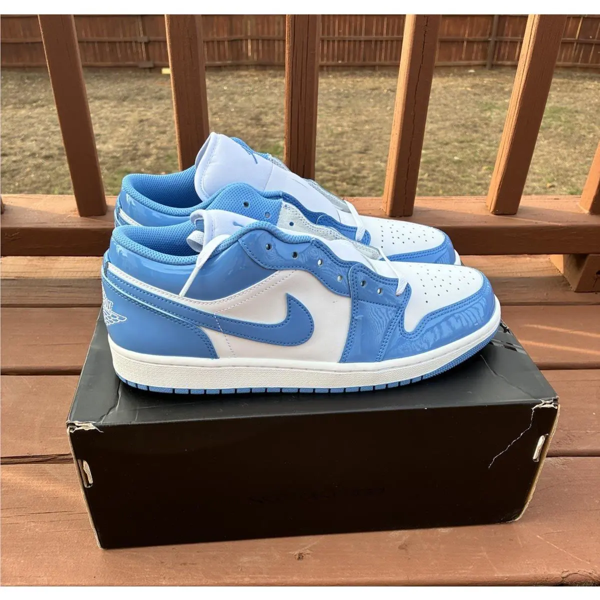 Nike shoes - Nike Air Jordan 1 - Air - Blue 3