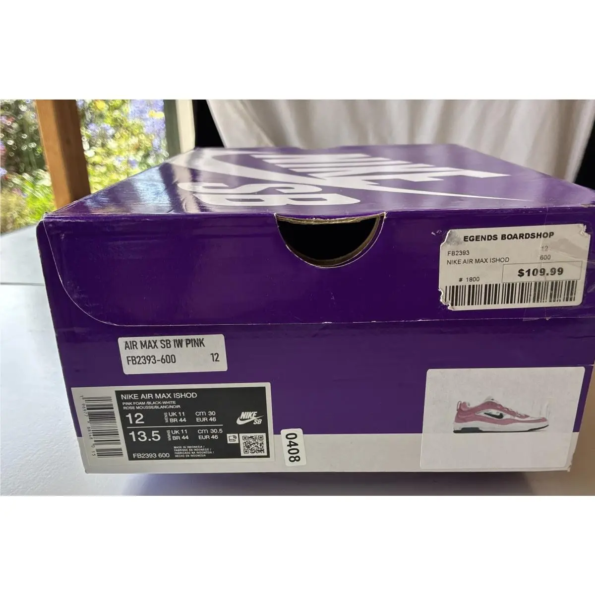 Nike shoes - Nike Air Max Ishod Wair SB - FB2393-600 - Pink (UPC: 196977881480) 14