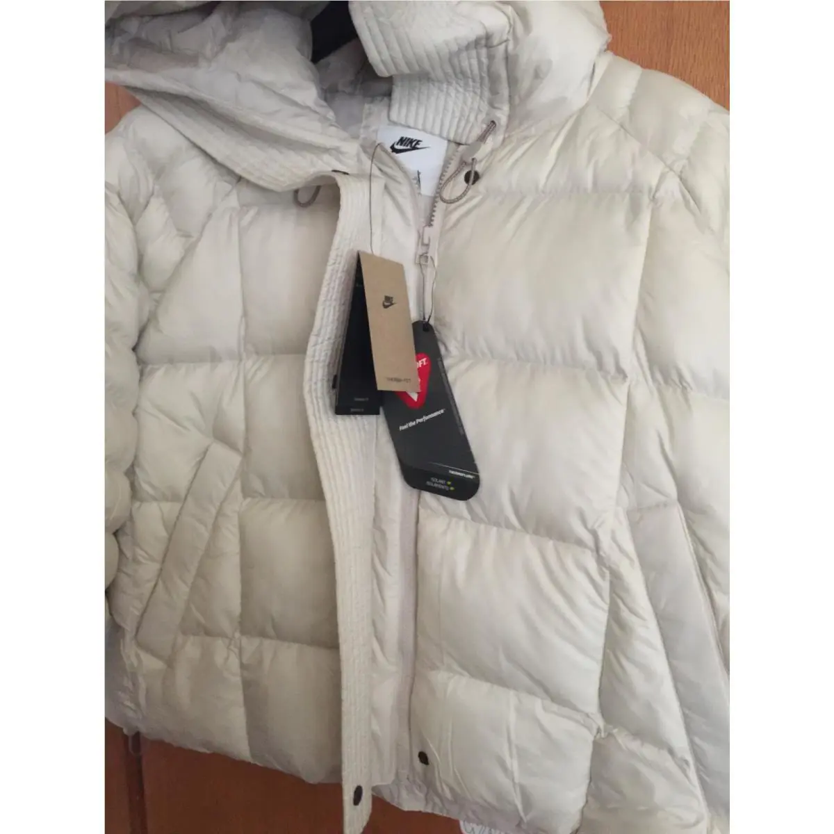 Nike clothing - Nike Sportswear Swoosh Puffer PrimaLoft Jacket - FB8729-104 - Gray (UPC: 196607991626) 3
