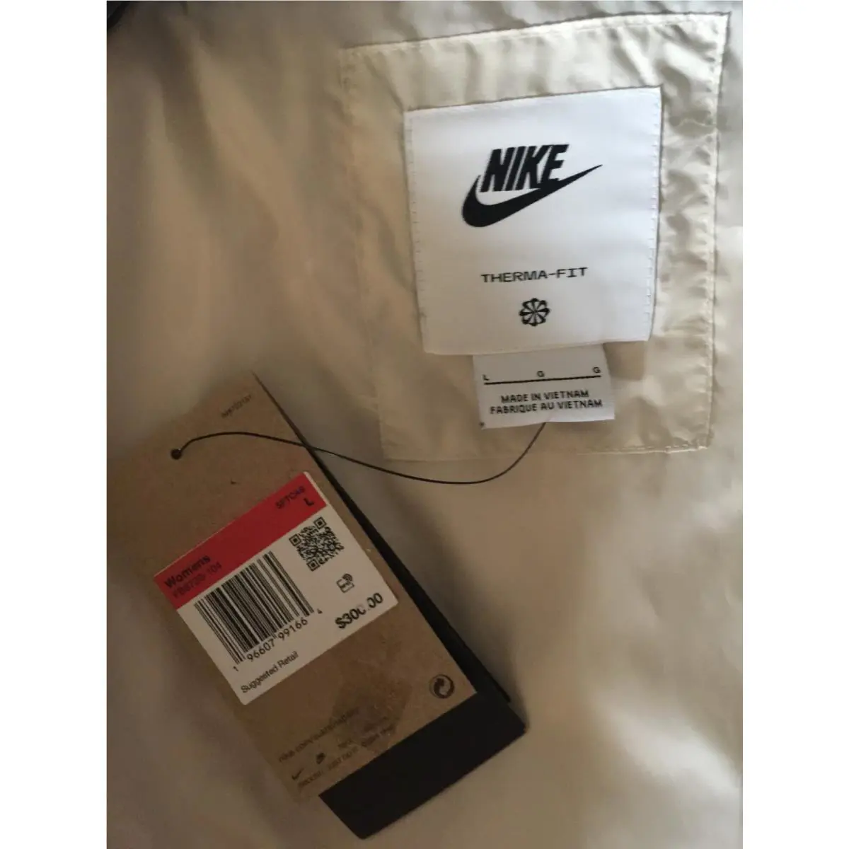Nike clothing - Nike Sportswear Swoosh Puffer PrimaLoft Jacket - FB8729-104 - Gray (UPC: 196607991626) 5