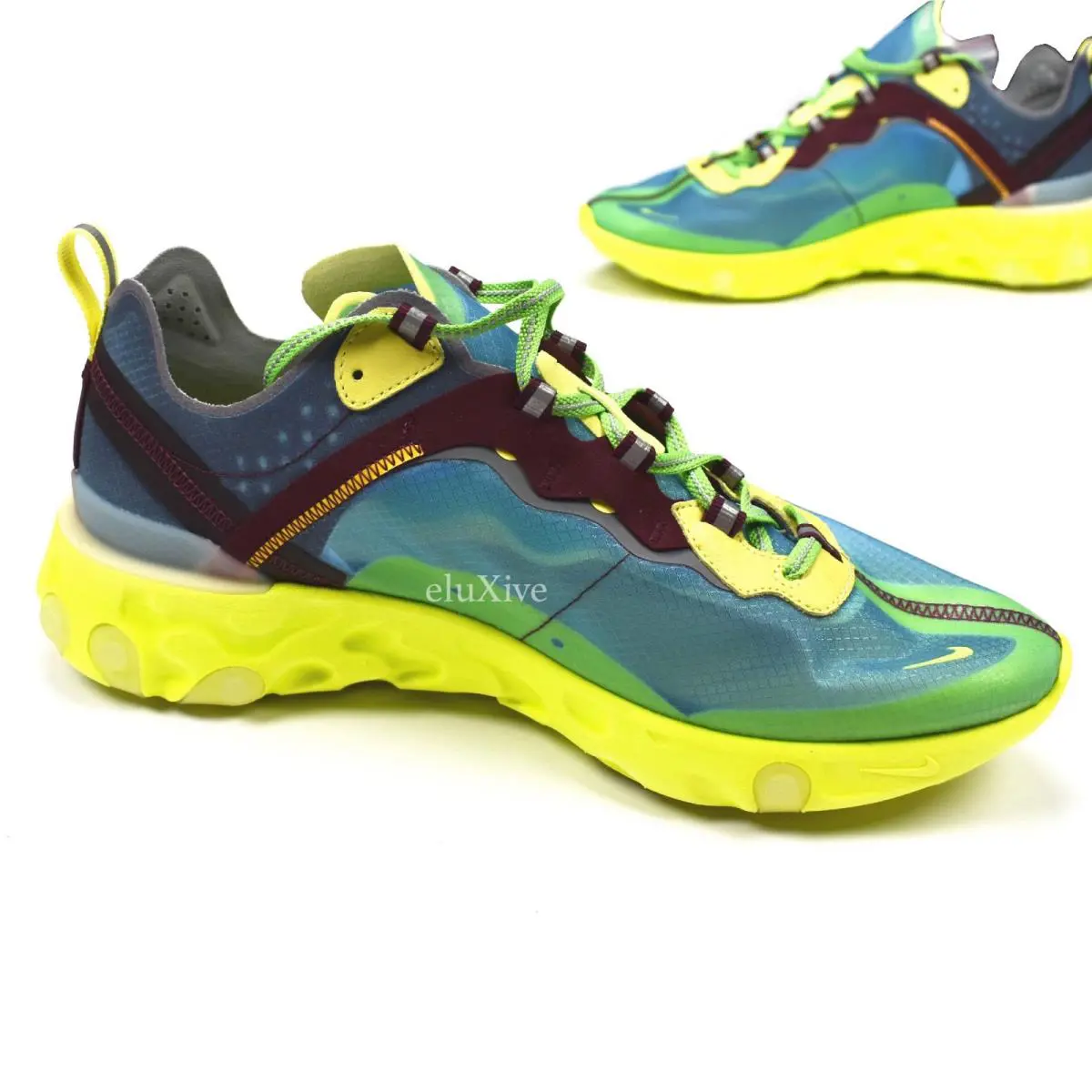 Nike shoes - Nike React Element - React Element - BQ2718-400 - Blue 2