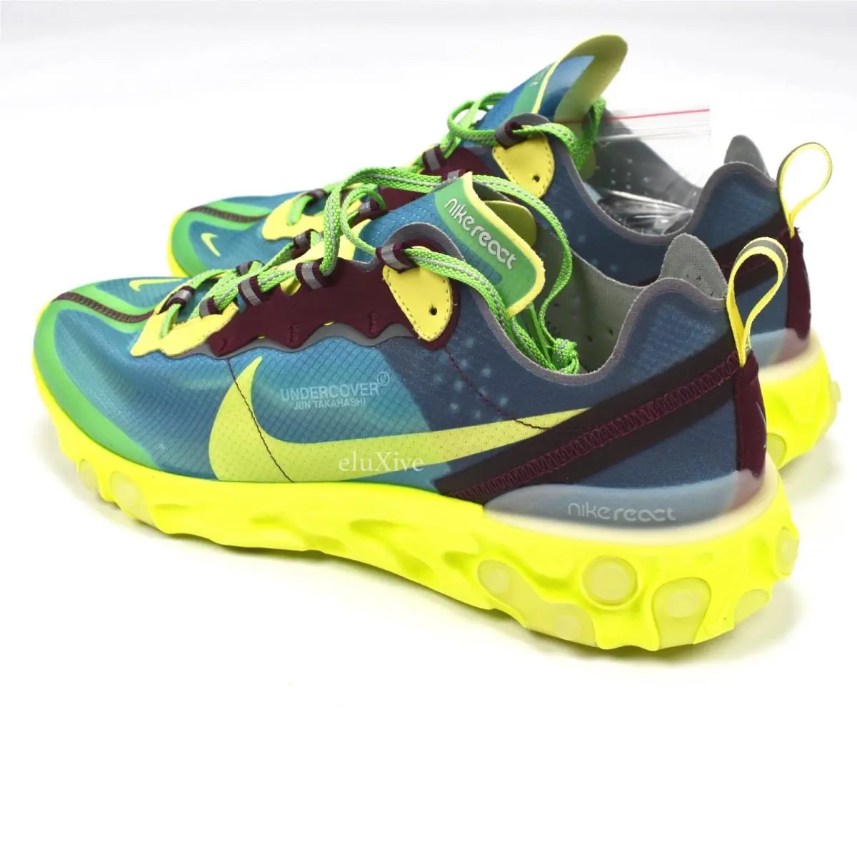 Nike shoes - Nike React Element - React Element - BQ2718-400 - Blue 4