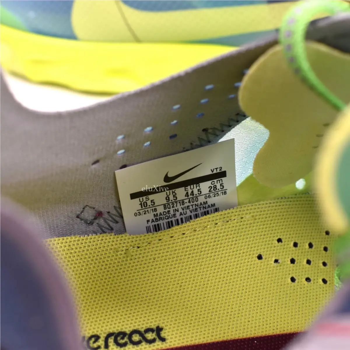 Nike shoes - Nike React Element - React Element - BQ2718-400 - Blue 8