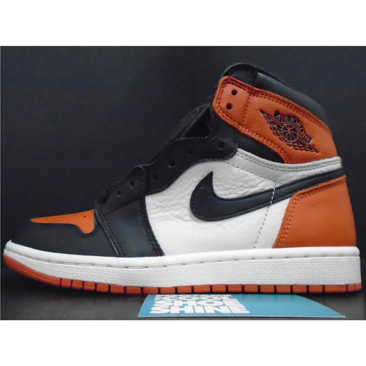 Nike shoes - Nike Air Jordan 1 Retro High OG - 555088-005 - Orange 5