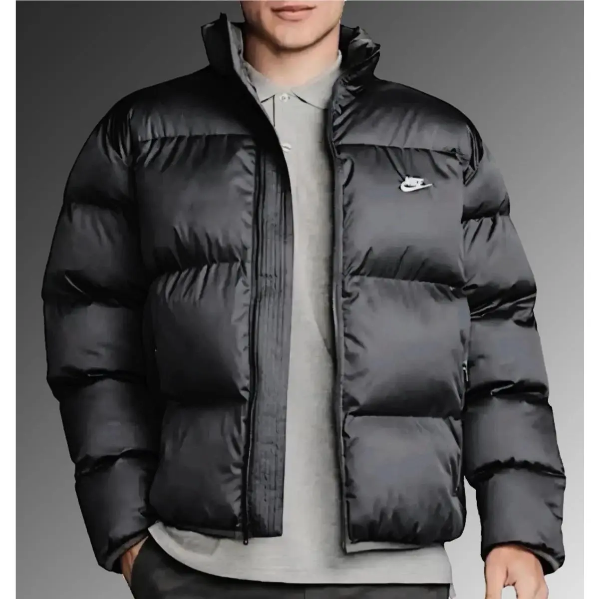 Sz Xxl 2XL Nike Sportswear Club Puffer Jacket Therma-fit IO2138-010 Black