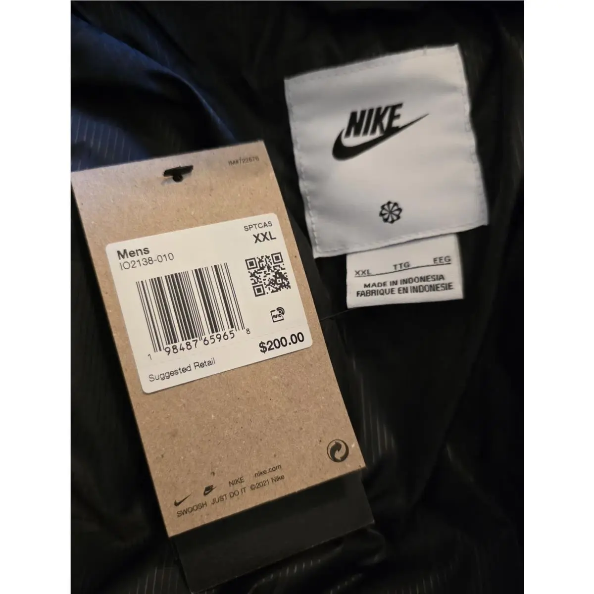 Nike clothing - IO2138010 - IO2138010 - Black (UPC: 198487661866) 6