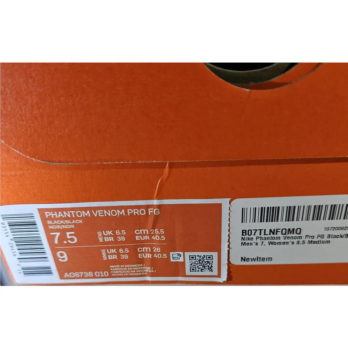 Nike shoes - Nike Phantom Vision - Phantom Vision - AO8738 010 - Black/Noir 1