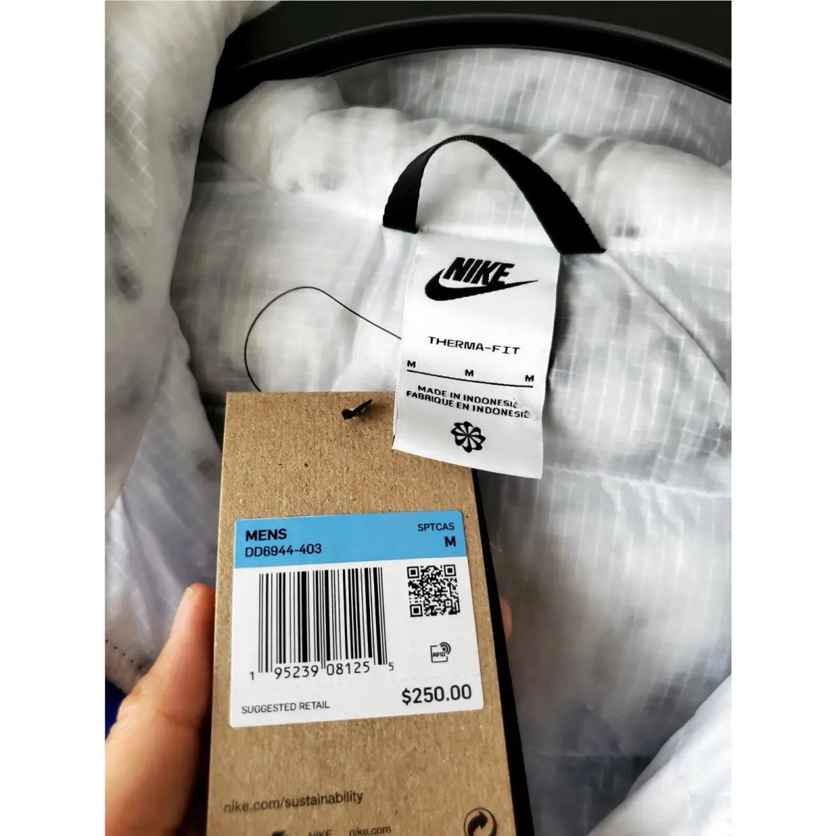 Nike clothing - Nike Therma-FIT - DD6944-403 - Blue (UPC: 195239081255) 7
