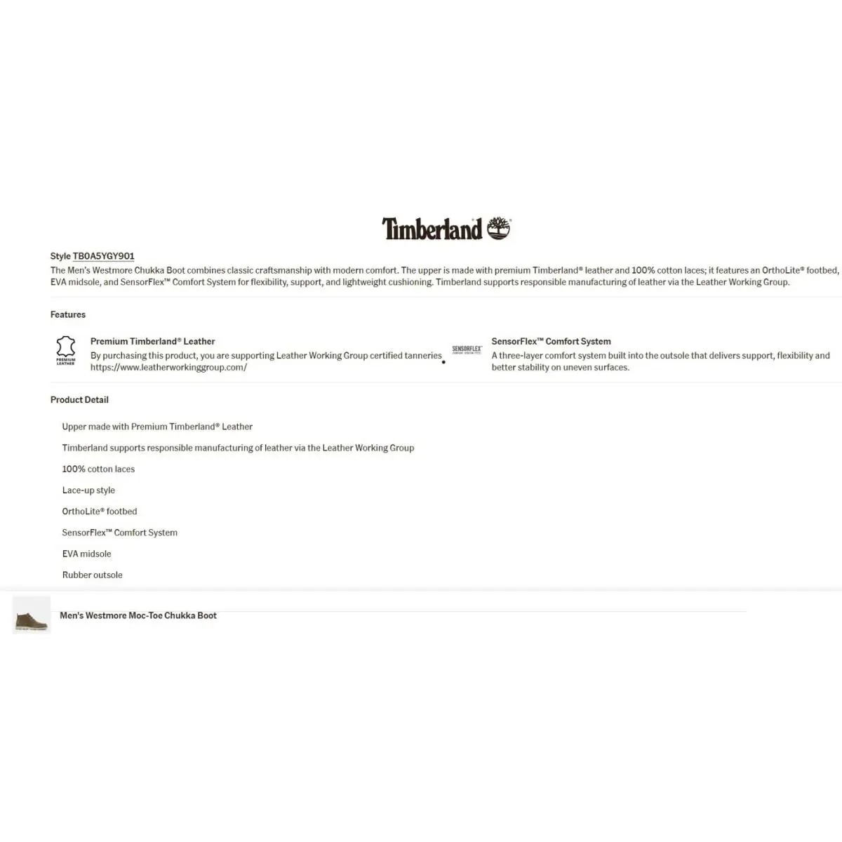 Timberland shoes - Timberland Westmore Moc-Toe Chukka - Westmore Chukka - A5YGY - Canteen 8