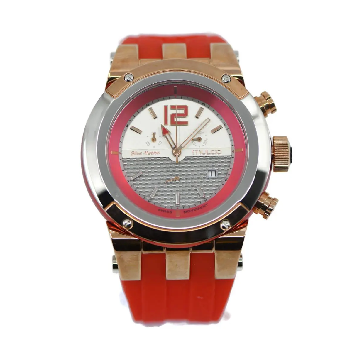 Blue Marine Two Tone Stainless Steel Watch MW51621061 by Mulco