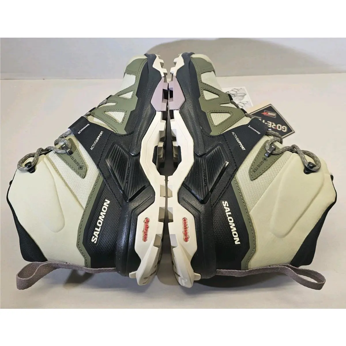 Salomon shoes - Salomon X Ultra 4 - Ultra - Alfalfa/Deep Lichen Green/Almond Milk 20