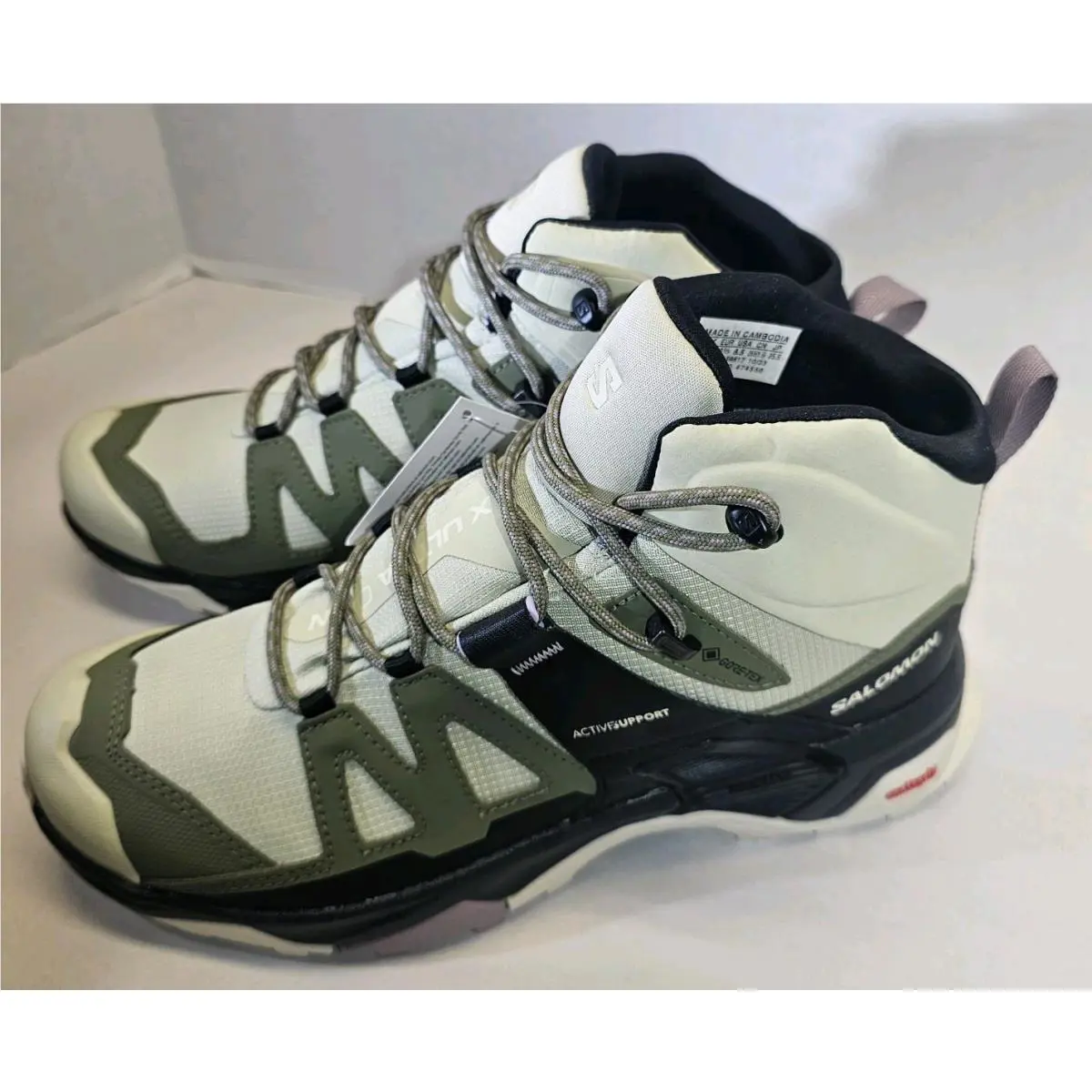 Salomon shoes - Salomon X Ultra 4 - Ultra - Alfalfa/Deep Lichen Green/Almond Milk 2