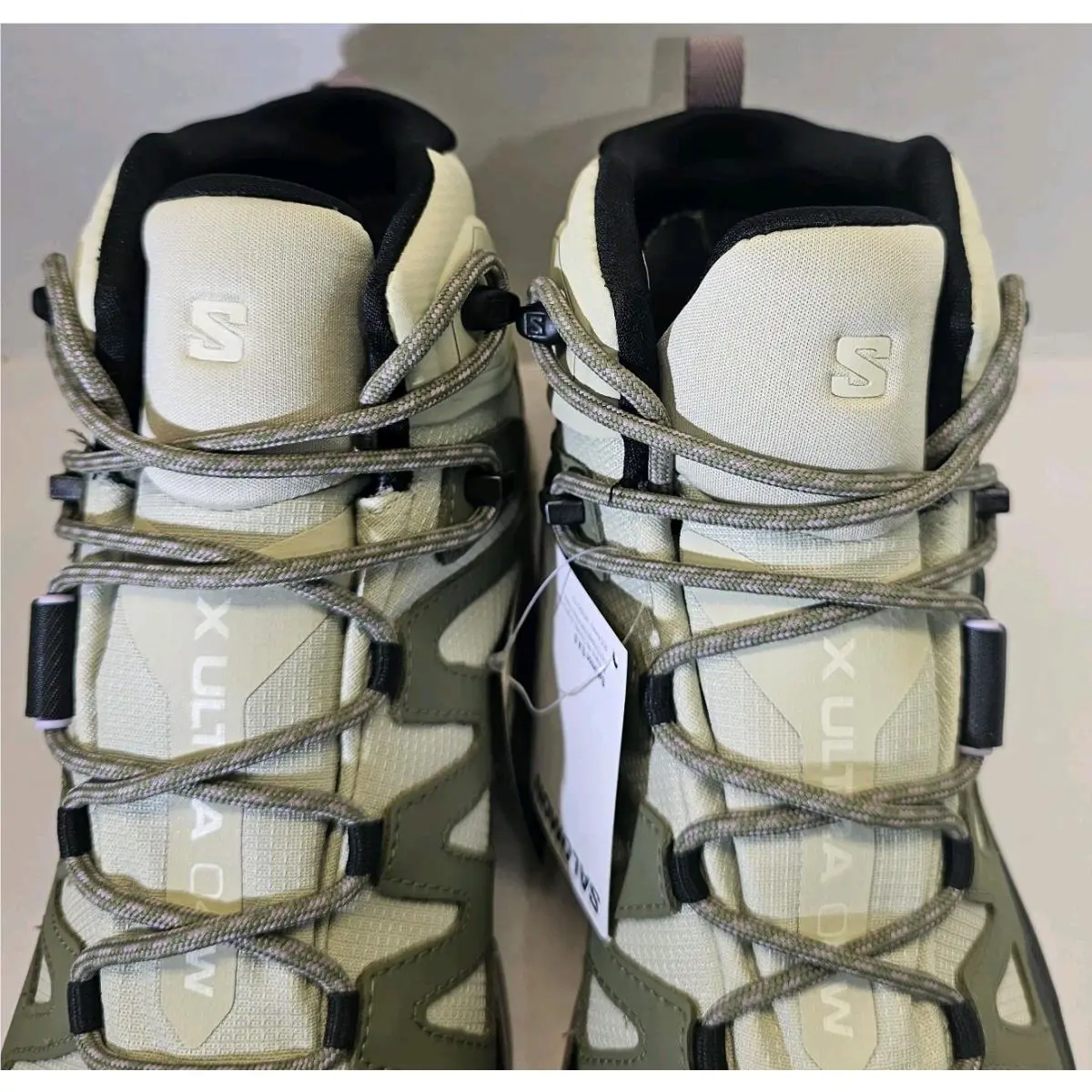 Salomon shoes - Salomon X Ultra 4 - Ultra - Alfalfa/Deep Lichen Green/Almond Milk 8