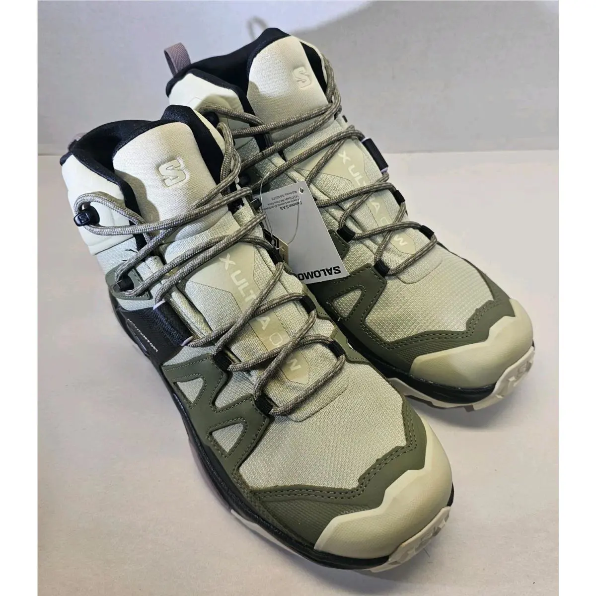 Salomon shoes - Salomon X Ultra 4 - Ultra - Alfalfa/Deep Lichen Green/Almond Milk 5