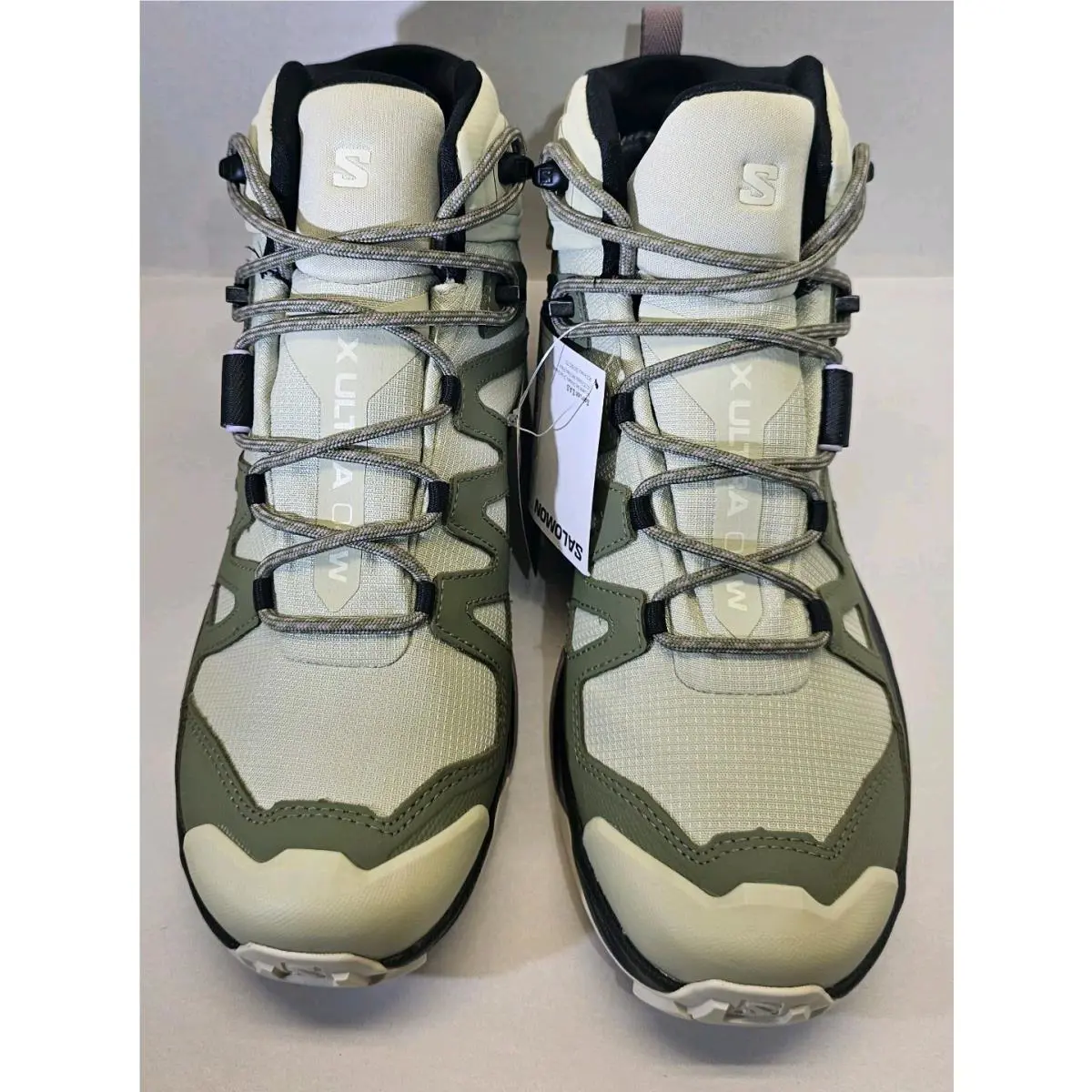 Salomon shoes - Salomon X Ultra 4 - Ultra - Alfalfa/Deep Lichen Green/Almond Milk 6