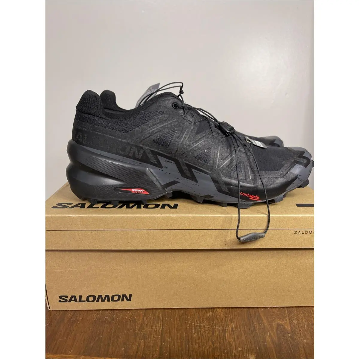 Salomon shoes - Salomon Speedcross 6 - Speedcross - L4173790034 - Black 1