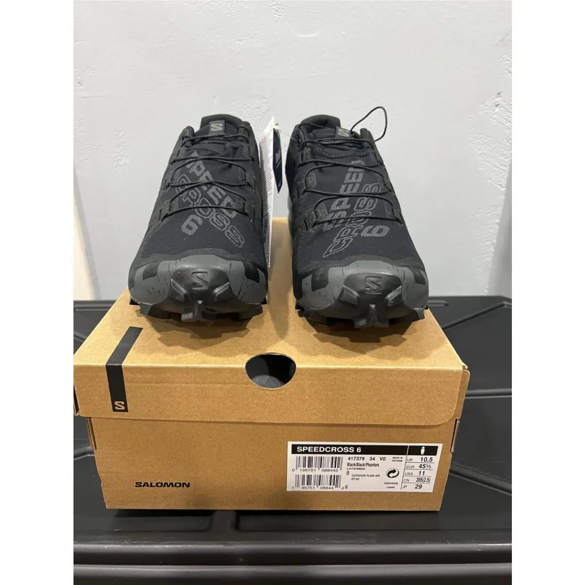 Salomon shoes - Salomon Speedcross 6 - Speedcross - L4173790034 - Black (UPC: 195751088442) 0