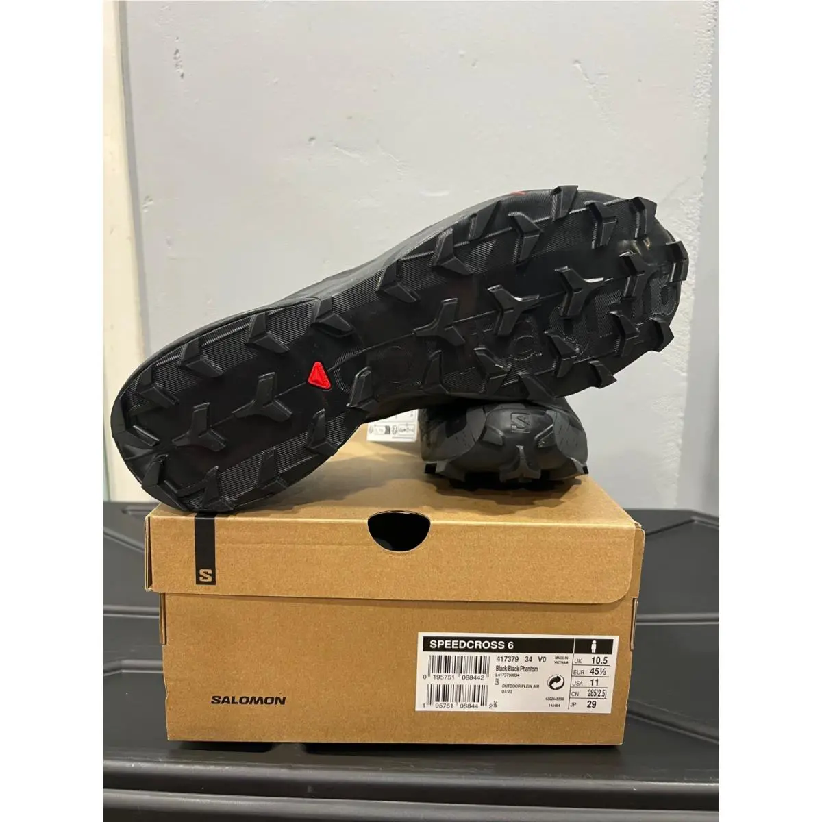 Salomon shoes - Salomon Speedcross 6 - Speedcross - L4173790034 - Black (UPC: 195751088442) 1