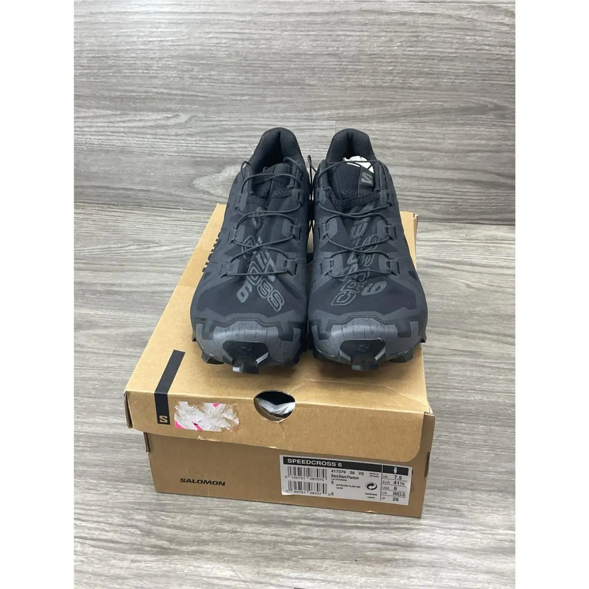 Salomon shoes - Soloman Speedcross 6 - Soloman Speedcross - 417379 - Black 1