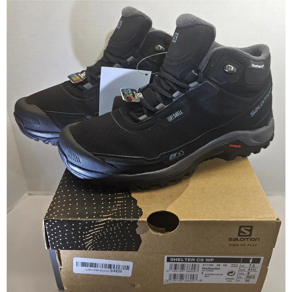 Salomon shoes - Shelter CS - Shelter - Black /Ebony/Black 0